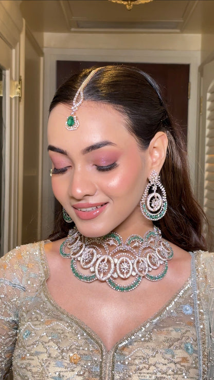 NOOR-E-ZAMRUD DIAMOND BRIDAL HEIRLOOM SET