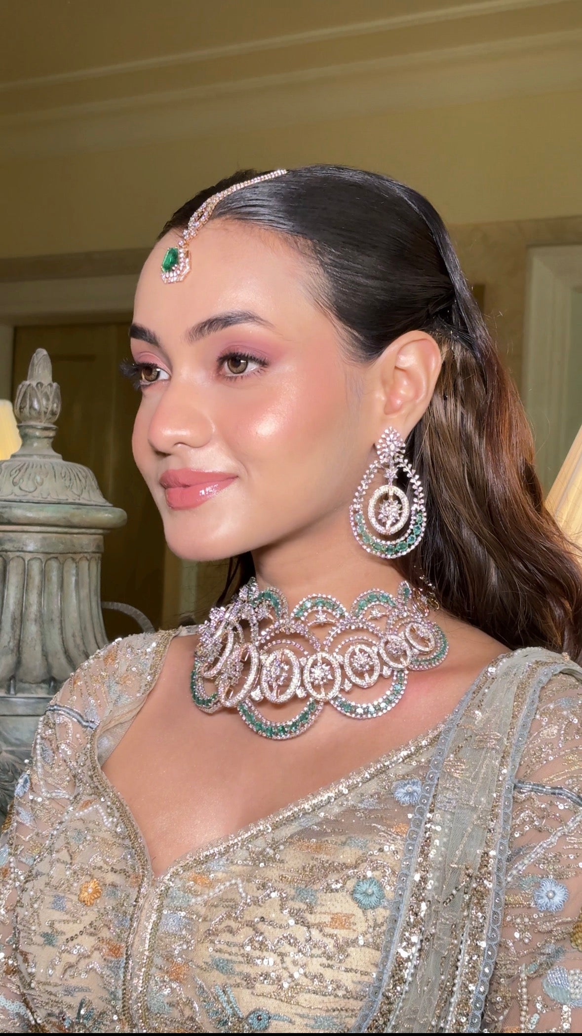 NOOR-E-ZAMRUD DIAMOND BRIDAL HEIRLOOM SET